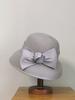 Autumn Winter 100% Wool Hat Bell Hat Women's French Elegant Retro Hepburn Autumn and Winter Celebrity Pearl Wool Felt Bucket Hat