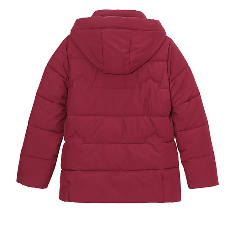 Women's Short Winter Coat - Warm, Thick Cotton for Middle-aged & Elderly (60-70 years)