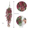 1/2pcs Lavender Wall Hanging Plastic Rattan Artificial Flowers Living Room Bouquet Wedding Decoration Plants Basket Cane Vine
