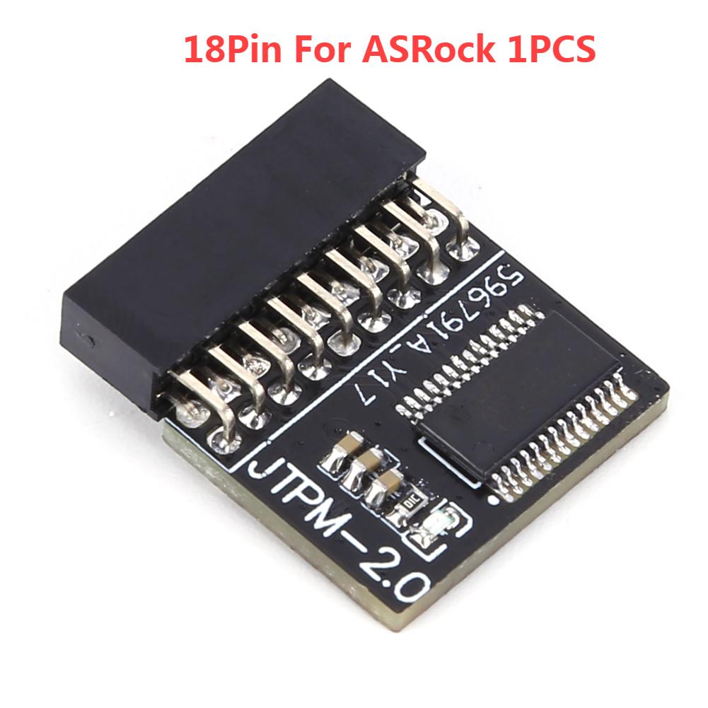 10/5/3/1PCS TPM 2.0 Encryption Security Module Board 4GB For ASUS ASRock MSI ASRock GIGABYTE LPC 14/18/20 Pin Motherboards Card