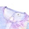 Saucony Logo Tie-Dye Print Round Neck Long Sleeve T-Shirt Women Tops Multicolor SC1230065A-PR18
