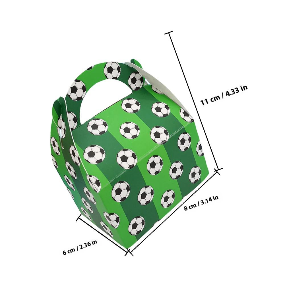 50 Stück Fußball Süßigkeitenbox Fußball Party Leckerli-Boxen Geburtstag Geschenk Süßigkeitenboxen Für Hochzeit Feiertag Süßigkeiten Geschenkkörbe Dekoration