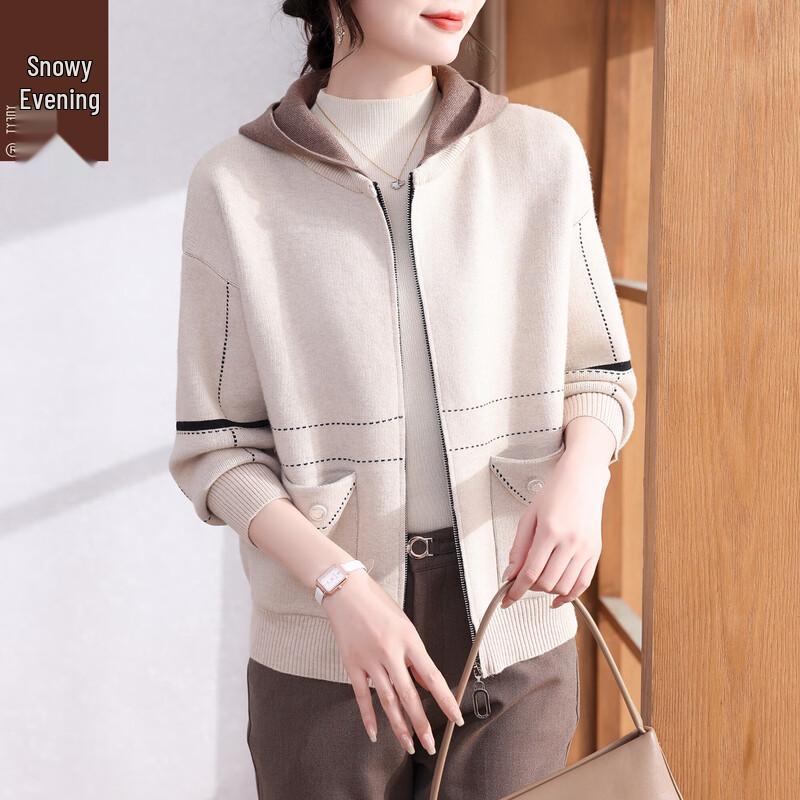 

XUEXI Женский трикотажный кардиган большого размера на осень 4XL (150-165 jin)