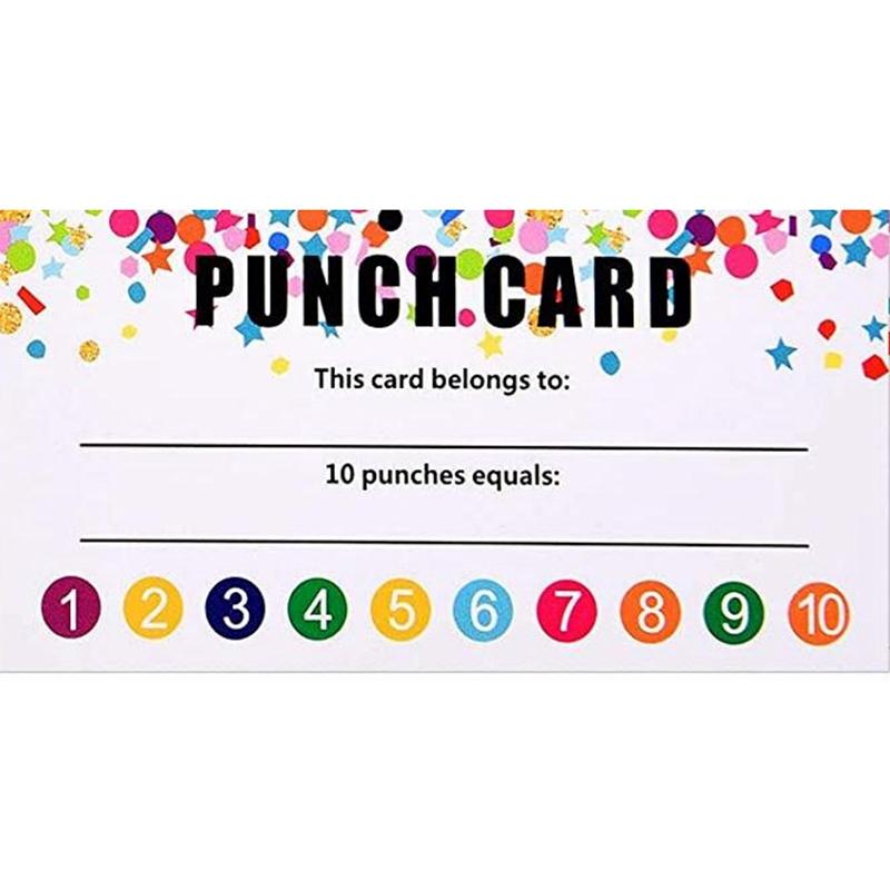 

50 шт./компл., перфокарты, поощрительные карты лояльности, студенческие награды, карты для бизнес-класса, детское поведение, студенты, учителя