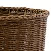 Handwoven Rabbits Ear Shape Flower Basket Natural Rattan Breathable Flower Holder for Home Decors and Storage
