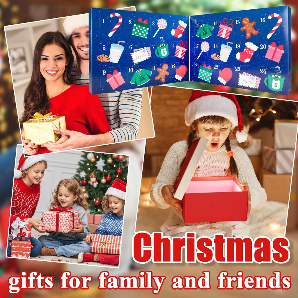 Spielzeug Weihnachts-Countdown-Kalender, 24-Tage-Countdown Weihnachts-Countdown-Kalender, Kindergeschenk