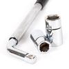 Universal Heavy Duty Lug Wrench Household Wheel Wrench with 17-19/21-23mm Sockets for Tire Changing Tool