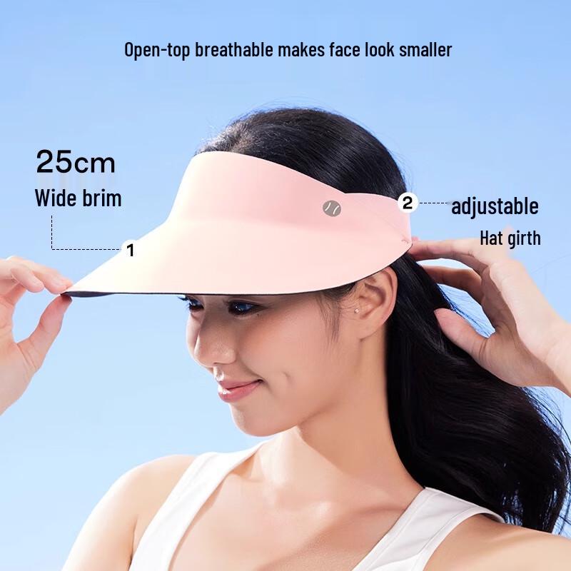 SIINSIIN Women's Seamless 2.0 Large Brim Foldable Sun Visor Hat