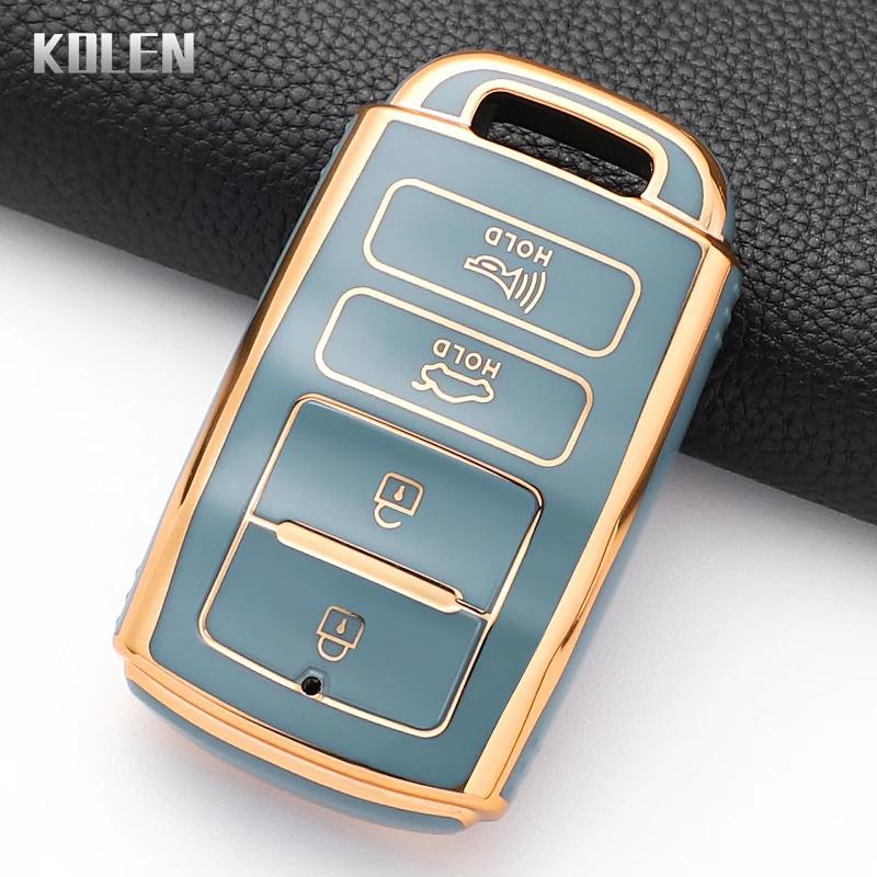 Fashion Tpu Car Key Case Cover For Kia Cadenza K9 K7 K-04 Sorento K900 And New K7 Protected Keychain Shell Fob Accessories Bag