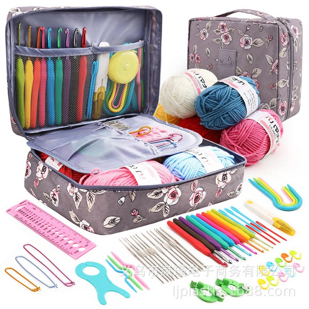 Crochet Full Set Beginner Knitting Tool Set DIY Yarn Crochet Material Pack