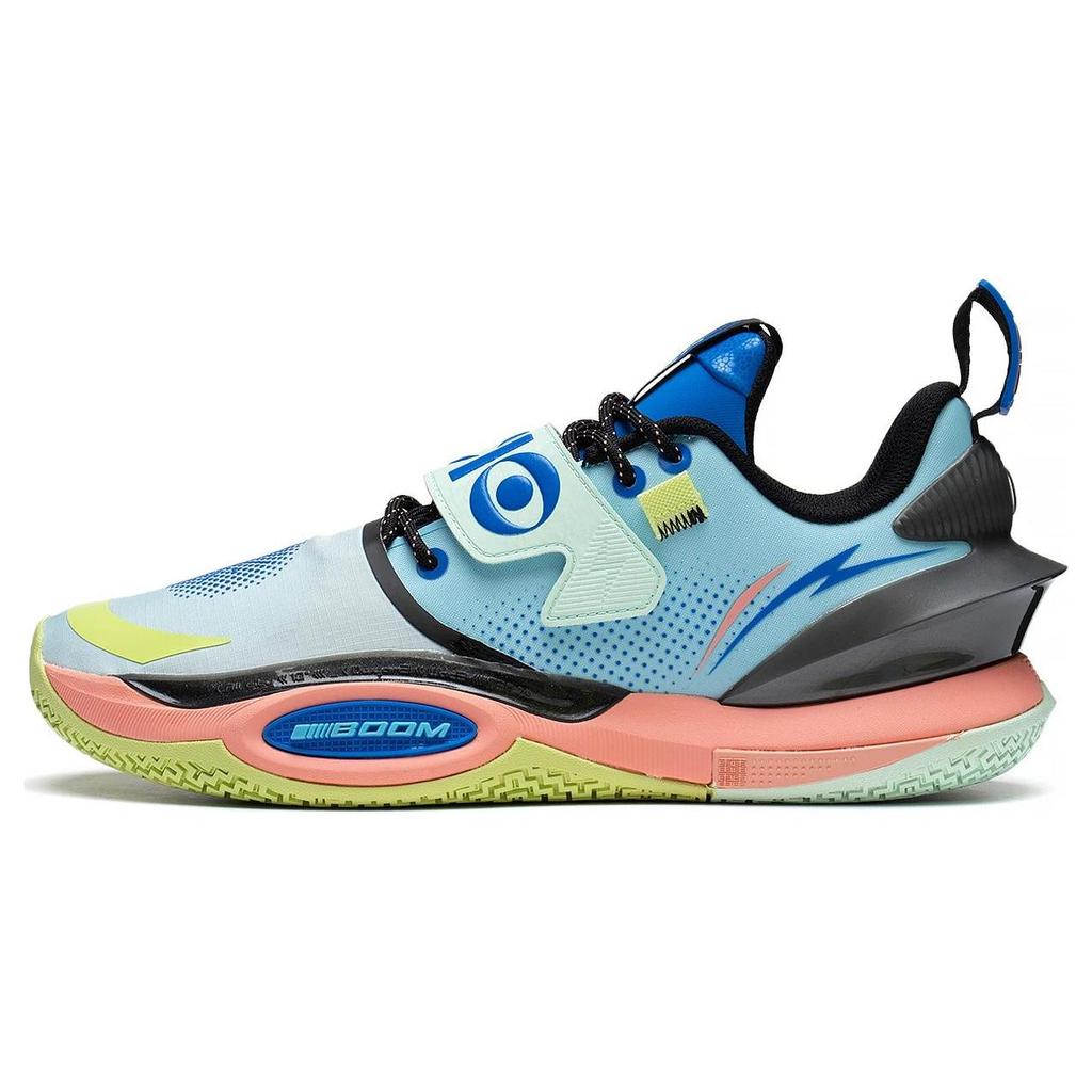 Li Ning All City 10 V2 Slip Resistant, Abrasion Resistant, Breathable Low top Basketball Shoes Men's Blue ABAS059-18