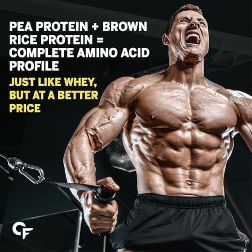 Carbamide Forte Vegan Protein Powder 500g - Plant Based Mango Protein with Multivitamins & Digestive Enzymes