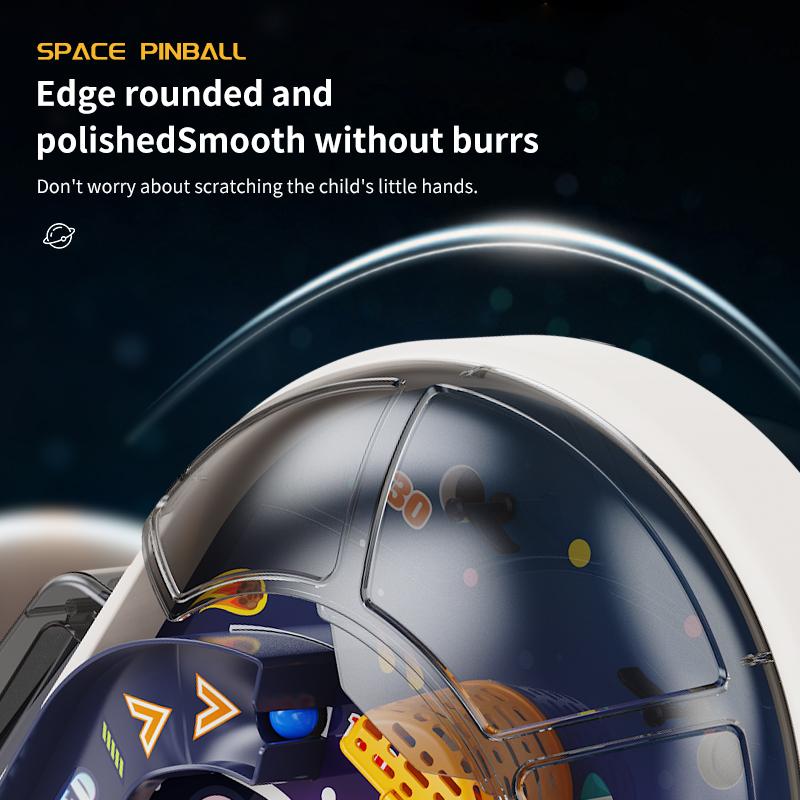 Space Pinball Table Board Game Desktop Interactive Toys Table for Family Party Kids Boys Sport Outdoor Portable Interactive Game