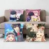 Darling In The Franxx 02 X Hiro Pillow Case Sofa Living Room For Bedroom Car Headboard Backrest Cushion Square Cushion Nap Time