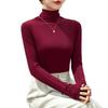 Modal High Neck Turtleneck Base Layer for Women: Elegant Long Sleeve Top for Spring, Autumn, Winter