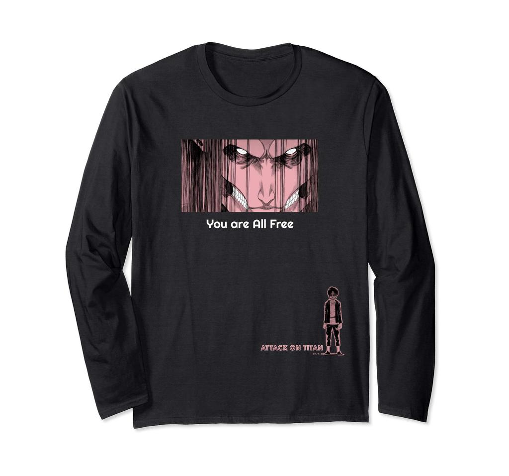 [Completion Commemoration] You Are Free Attack On Titan Long Sleeve T-Shirt