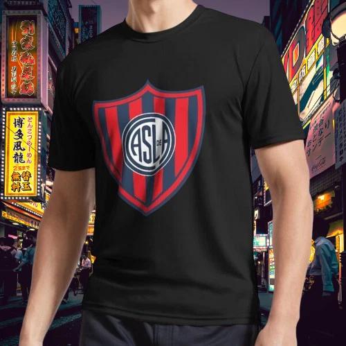 San Lorenzo de Almagro Active Logo T-Shirt Funny Size S to 5XL S