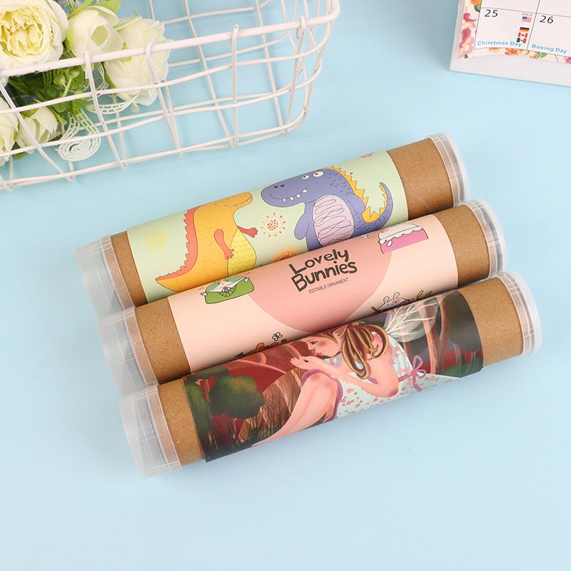 1 Set Interactive Logical Rotating Kaleidoscope Diy Handmade Materials Magic Classic Educational Toys For Children