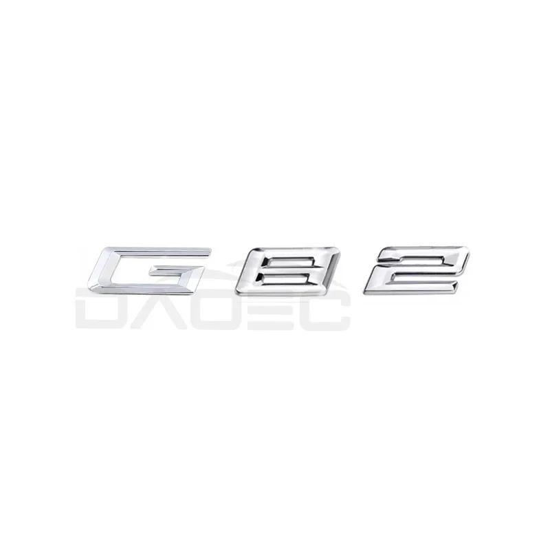 Car 3D ABS Trunk Letters Logo Badge Emblem Decals Styling Sticker For BMW M4 M5 E34 E39 E60 F10 F82 F83 F90 G82 G83 Accessories OT4