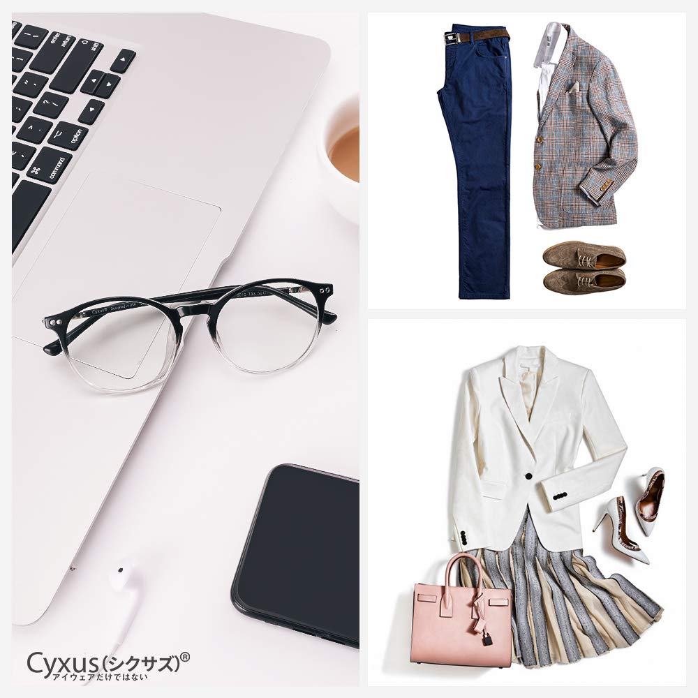 Clear UV Touching UV Fashionable Unisex Gradient [Cyxus] Sunglasses, Protection, Nature, Protection, Anti-Reflection, Glasses, Dual-use Glasses,