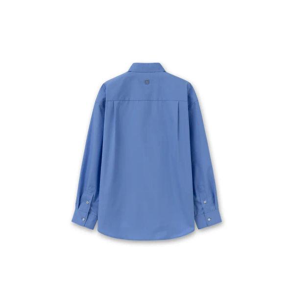 [wooyoungmi] Blue Regular Fit Cotton Shirt W263SH08814L