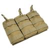 Military Fan Tactical Vest Molle Triple Pouch - Multifunctional Accessory & M4 Magazine Pouch