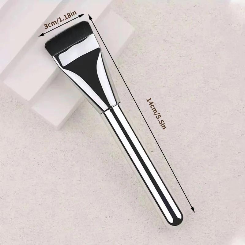 Straight Line Foundation Make-Up Brush Flat Blade Cosmetic Brush, Base Brush Liquid Foundation Special Facial Mask Beauty Brush Tool