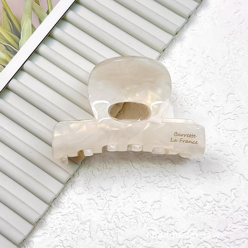 Vintage Acetate Print Small Hair Claw For Women Girl Sweet Hair Ornament High Grade Hair Accessories Claw Clip Hair Clip Hairpin