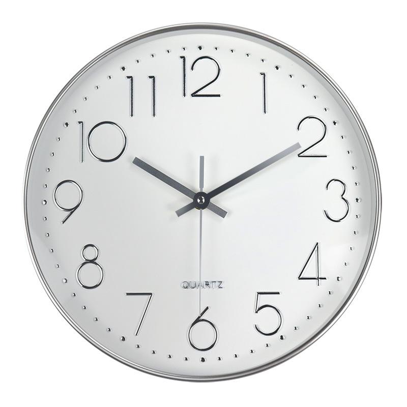 16 Inches 40 Cm Fashionable Living Room Home Bedroom Clock Silent Fresh Wall Clock Light Luxury Personality Nordic
