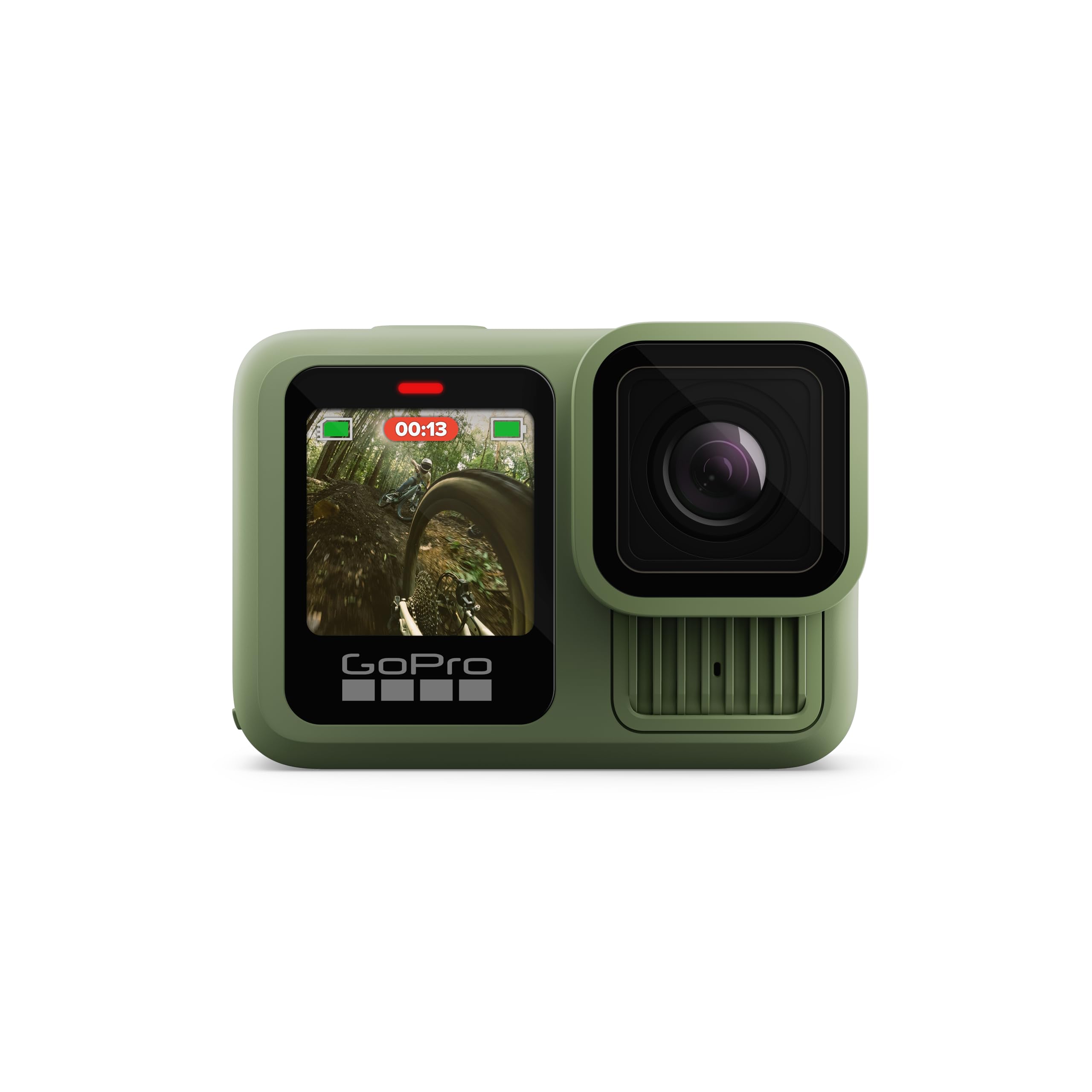 

GoPro HERO13 Forest Green Action 13x Slow 1900mAh Suitable for Various Weather Conditions [Limited Edition] Camera, 5.3K/60fps + 4K120fps, Waterproof, зелений