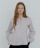 REORG Pap Flare Slit Blouse Ash Lilac