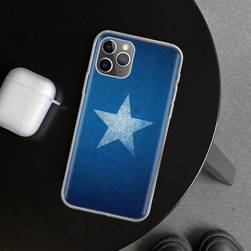 Somali Somalia National Flag Phone Case Cover for iPhone 11 12 13 Mini 14 15 Plus 16 Pro Max 17 Air 7 8 + SE Art Customized Fund