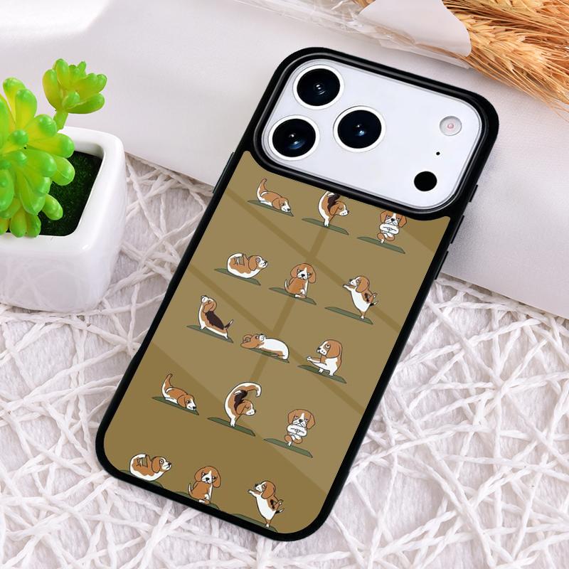 Beagle Dog Animal soft Phone Case for iPhone 17 Air 16 15 11 12 14 13 Pro Max Shockproof Cover