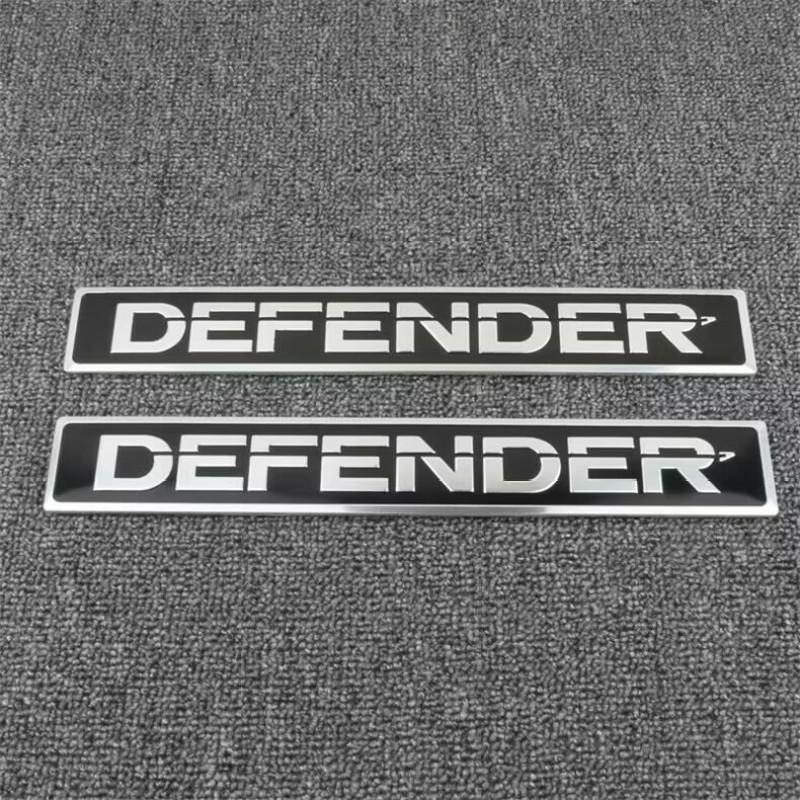 

3D для автомобильной наклейки DEFENDER Персонализированная модификация Задний хвост Металлическая наклейка с буквой