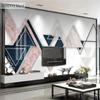3D Geometric Marble Photo Mural Modern Minimalistic Background Wall Painting Living Room Bedroom Wallpaper Home Decor