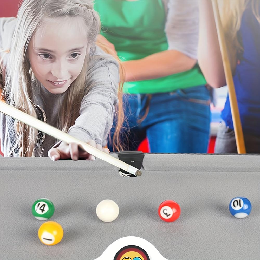 Portable Tabletop Billiard Table Pool Arcade Game Table For Kids Adults Living Room Game Room With Cue Sticks Sphere Set Triangle