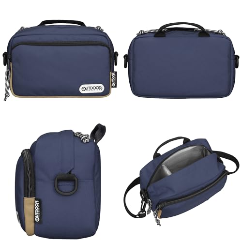 Hakuba OUTDOOR PRODUCTS Camera Shoulder Bag 03 2.5L Navy ODCSB03NV - A compact bag that can also be used as an inner bag