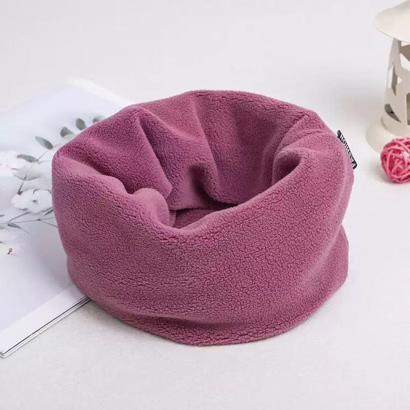 Unisex Winter Scarf and Cycling Headwear: Cold-Protection Velvet Windproof Neck Gaiter