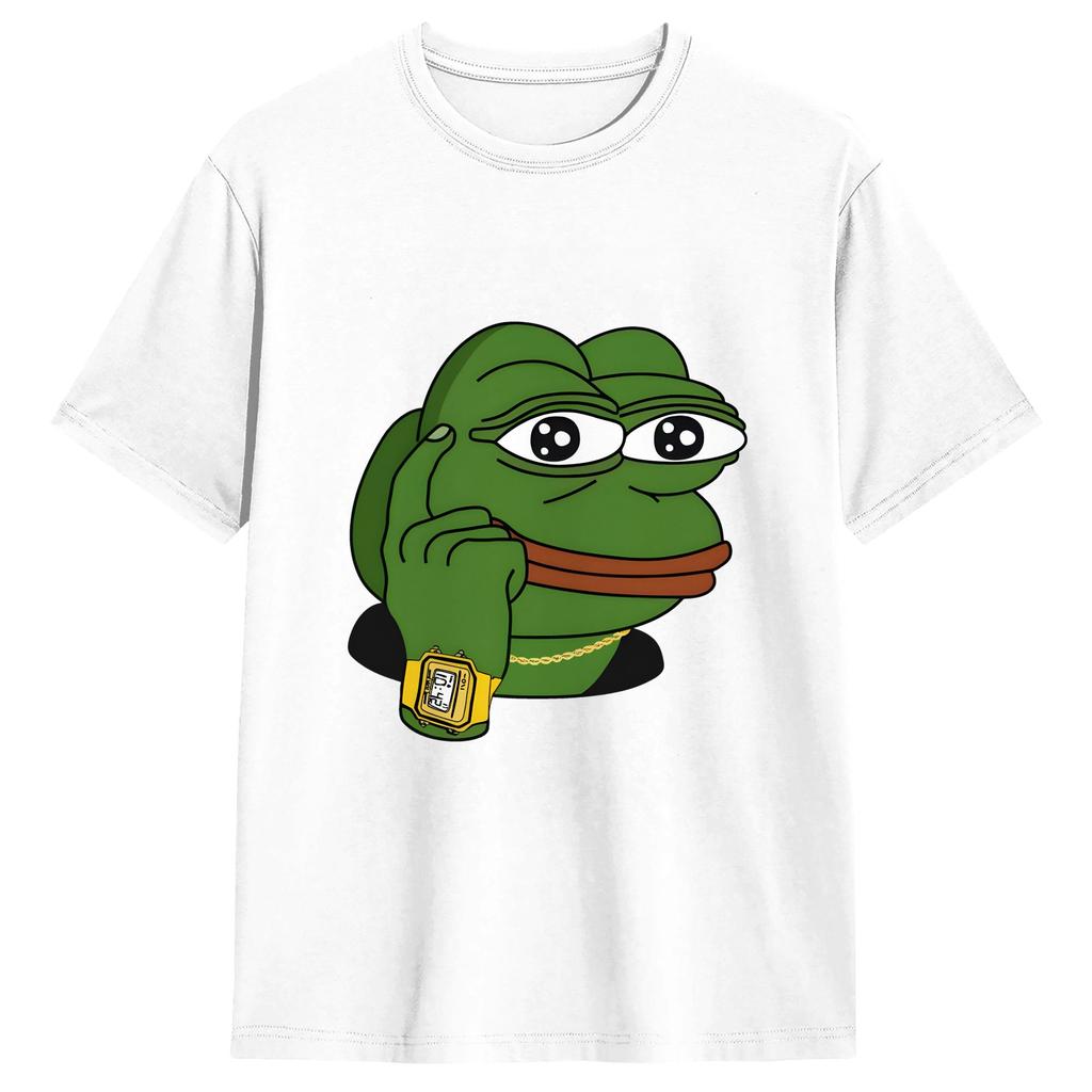 Pepe The Frog Tshirt For Unisex Awesome 100 Cotton Tee Shirt O Neck Short Sleeve T Shirts Summer Clothing