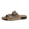 Fashion New Flat Slippers for Women Cork Slippers Fashion Summer Sandals Luxury Shoes Slip on Women's Sandals Size 36-41 Zapatos Mujer