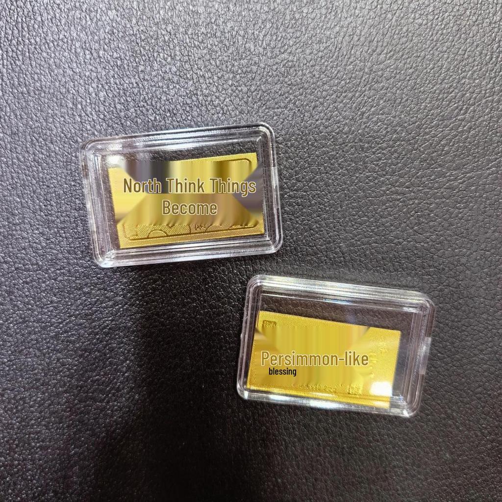 Gold Mobile Phone Sticker 999 Pure Gold - Prosperity & Wealth Charm Gift