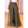 2026 Womens High Waist Mesh Sheer Wide Leg Pants Long Loose Casual Trousers