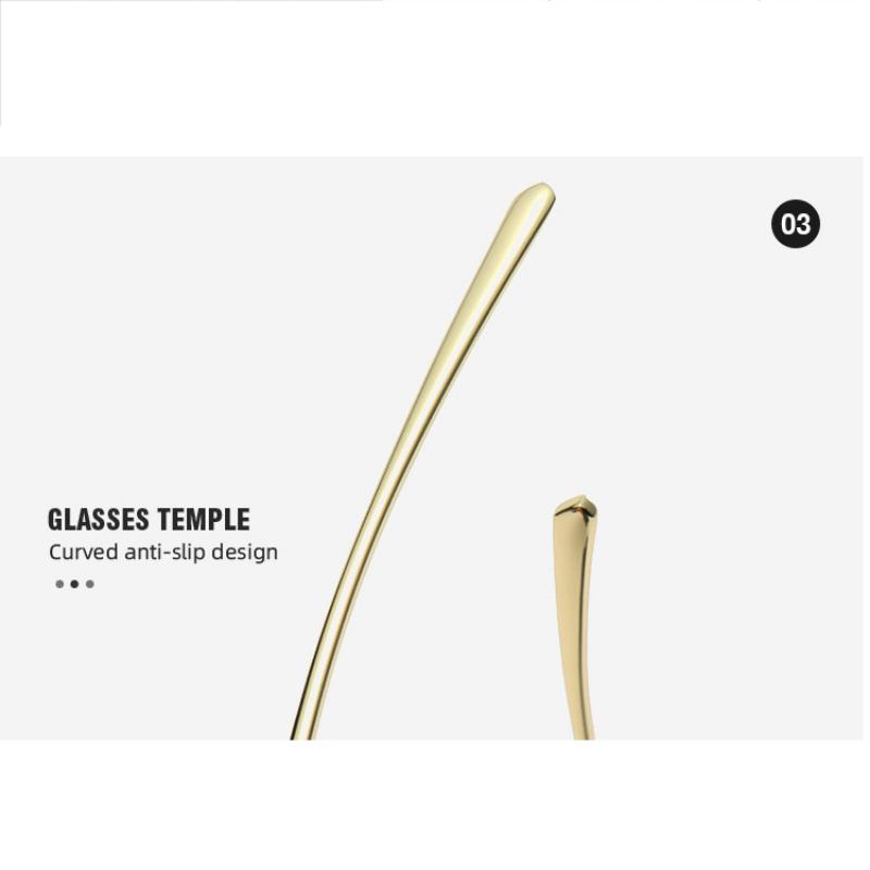 Módní čtvercové sluneční brýle bez obrouček Pánský značkový design Personalizovaná ozdoba leopardí hlavy Cestovní sluneční brýle za volantem