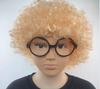 Funny Clown Cosplay Kindergarten Baby Wig Hair Extensions Synthetic Colours Fluffy Curly Head Cover Performance Kids Wig Hat