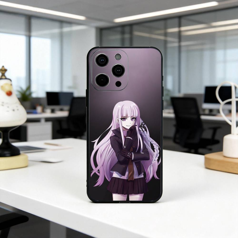 D-Danganronpa K-Kyoko K-Kirigiri-DKK Phone Case For iPhone 17, 16,15,14,13,12,11 Plus,Pro Max, Others Soft Black Cover