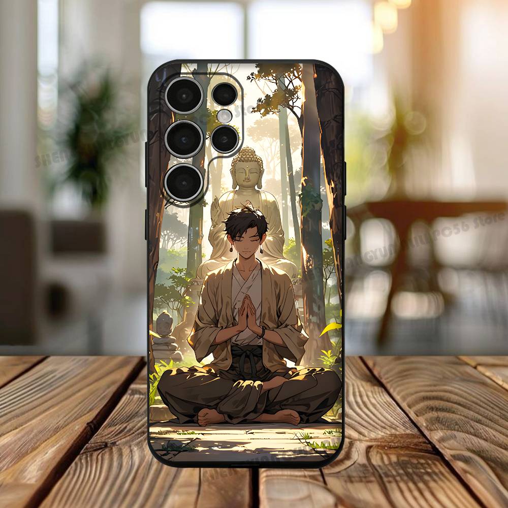 

Чехол для телефона Культивирование характера из силикона для Samsung S24 22 20 23 21 20 Ultra Plus Lite 5G, Чехол с принтом Samsung S21plus