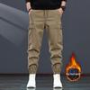 Men's American Retro Fleece-Lined Tapered Cargo Pants