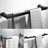 cmaos German Style Aluminum Double Towel Rack