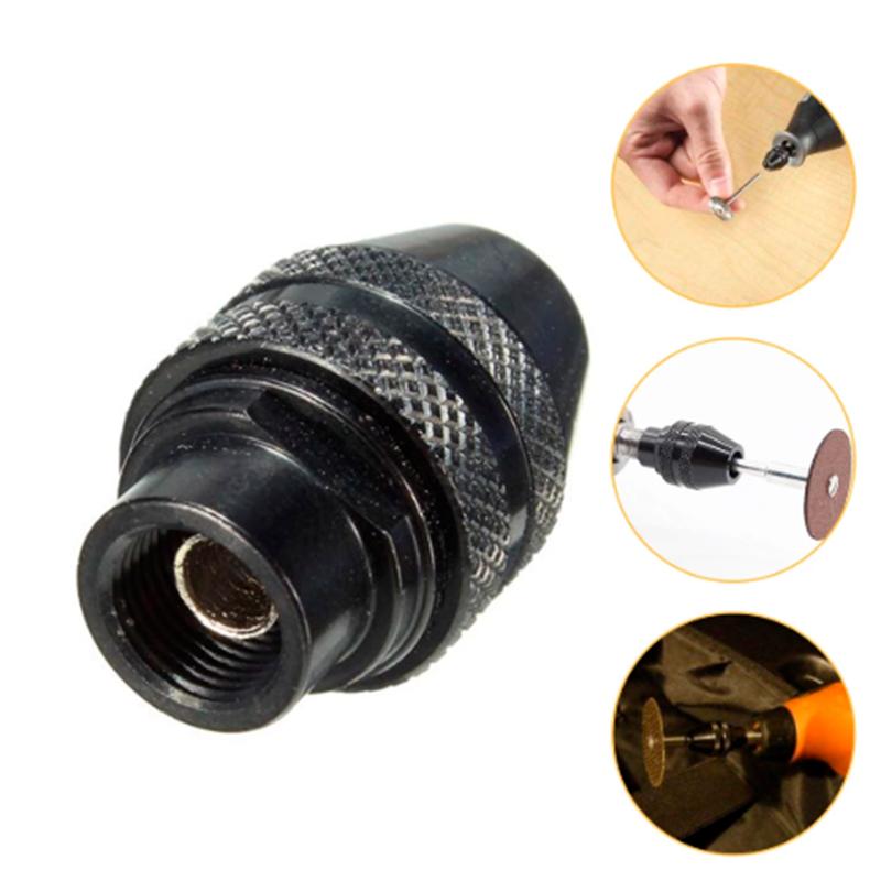 Keyless Drill Chucks Thread 9/32"-40 for 4000 400 3000 8200 Grinder Rotary Tool 0.4-3.2MM Faster Bit Swaps Flexible Shaft