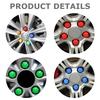 20/40pcs 17mm 19mm Wheel Nut Bolt Head Cover Cap Protective Bolt Caps Exterior Decoration Protecting Bolt Rims Screws Plugs